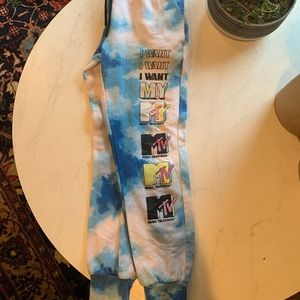 I Want My MTV Tie Dye Capri Sweats